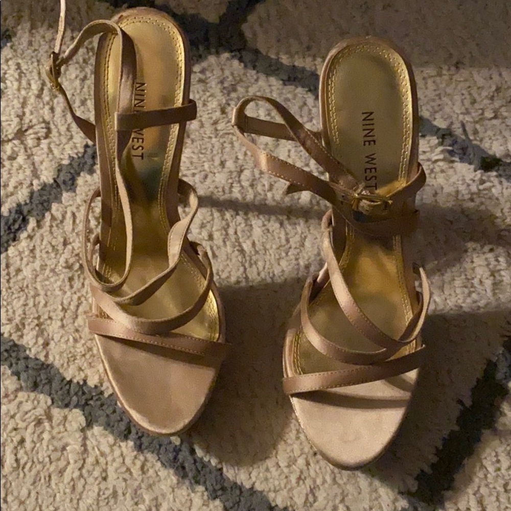 Gold Sparkly Heels